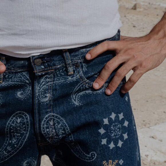 NWT Levis X Snoop Dogg Unreleased Hemp Denim Jeans Size 32 X 32 - Picture 4 of 10